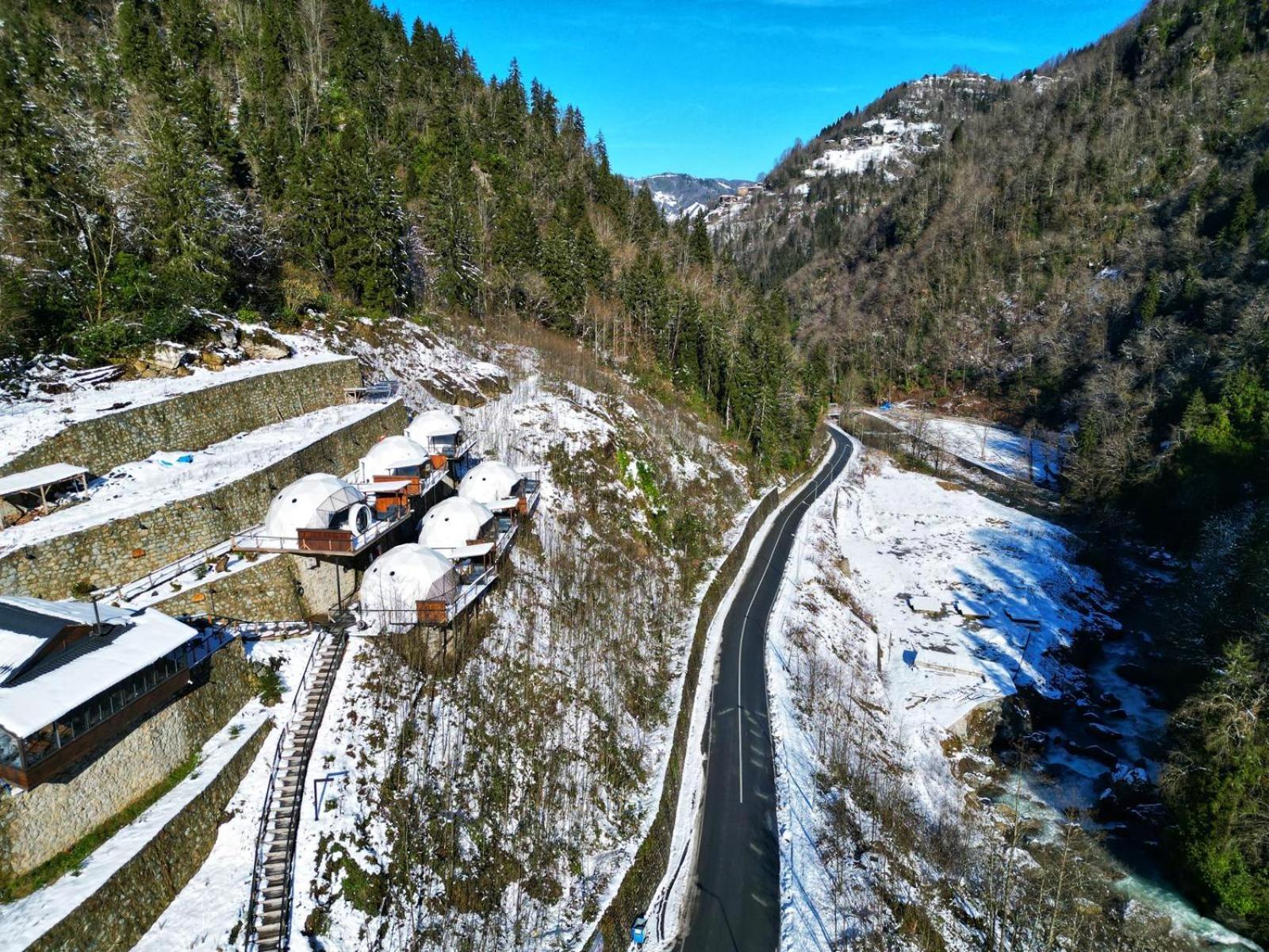 Kaledome Orman Evleri Hotel Camlihemsin Luaran gambar