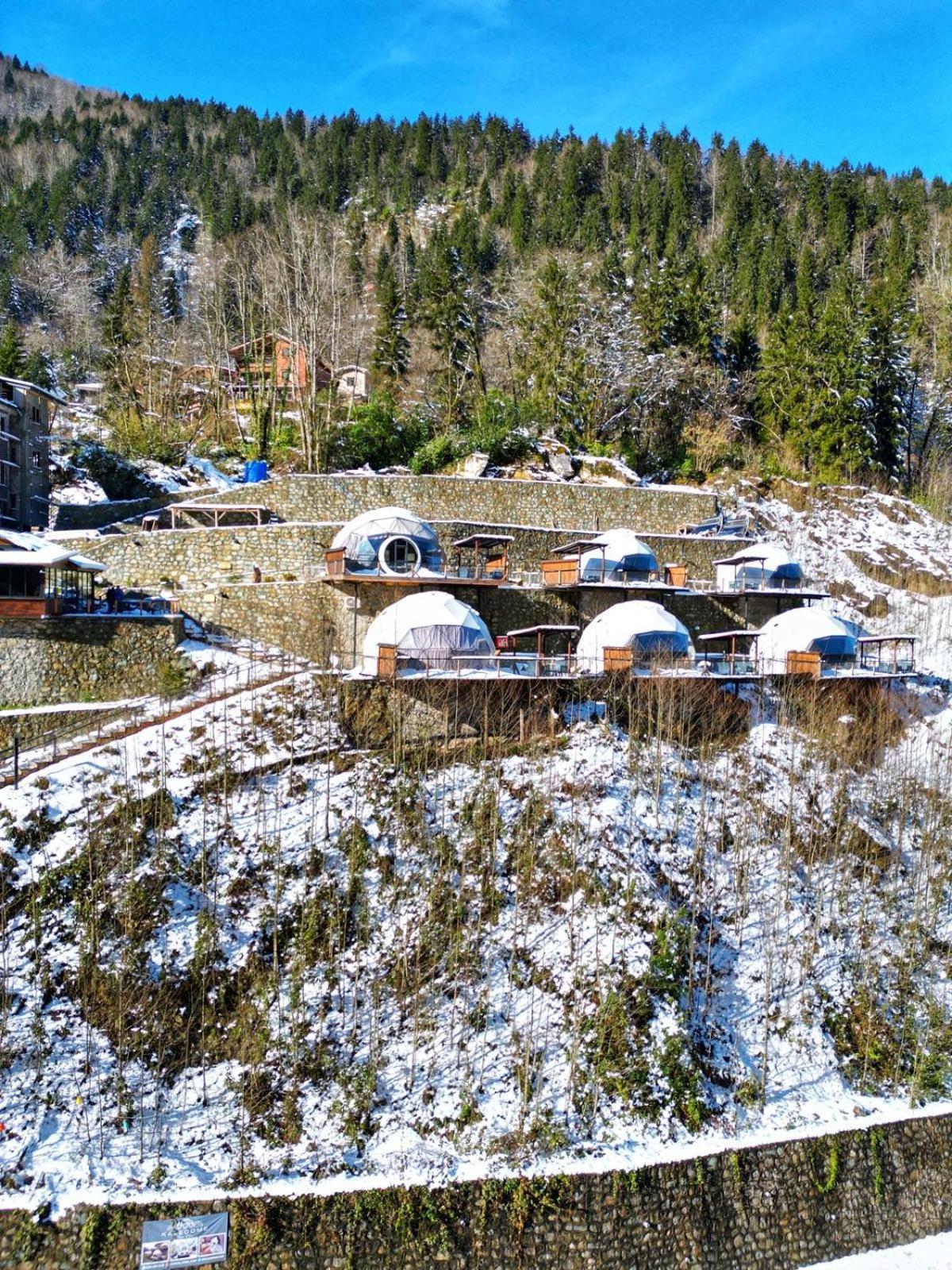 Kaledome Orman Evleri Hotel Camlihemsin Luaran gambar