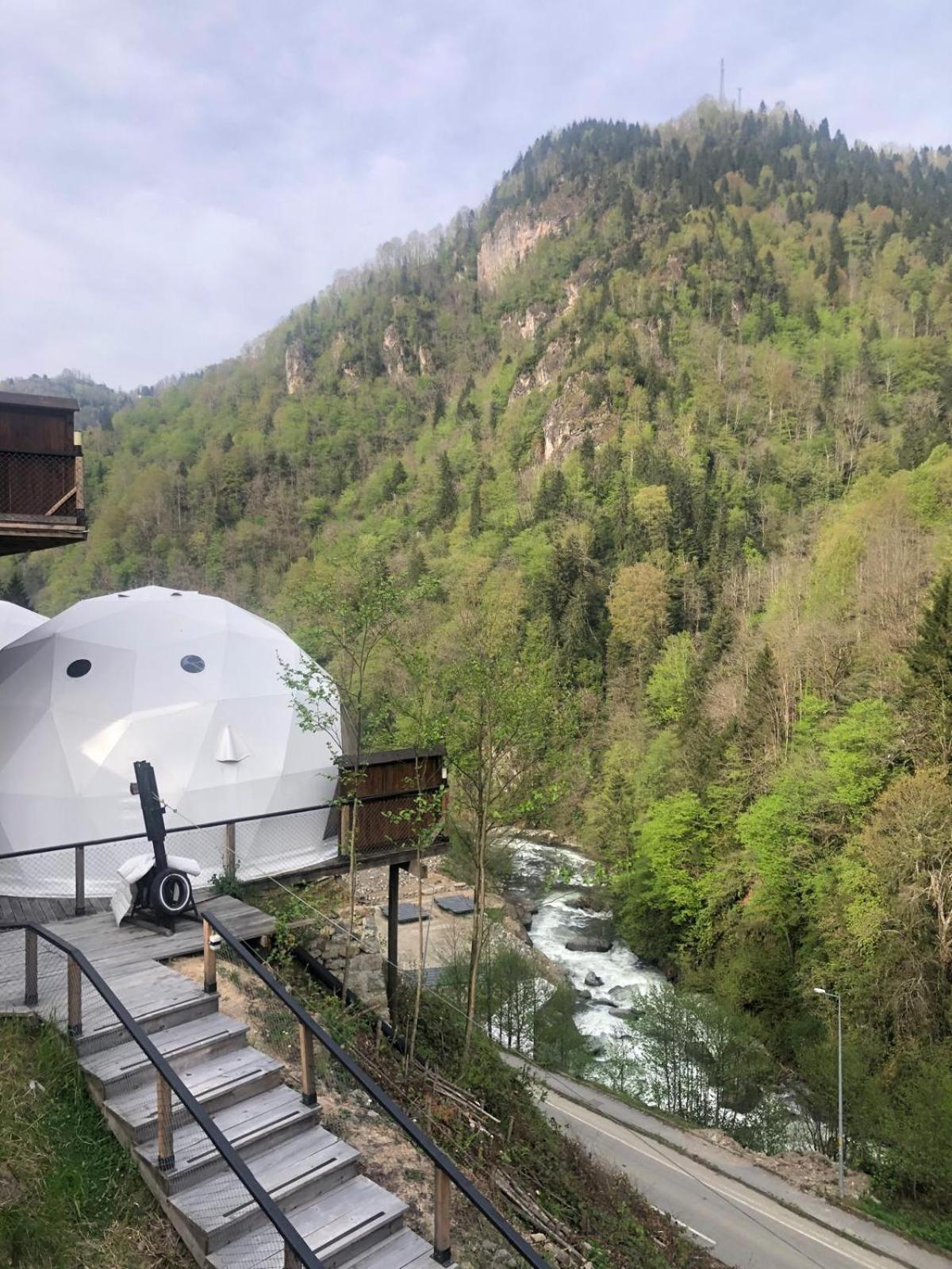Kaledome Orman Evleri Hotel Camlihemsin Luaran gambar